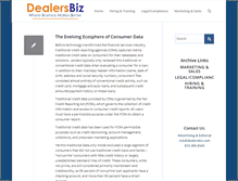 Tablet Screenshot of dealersbiz.com